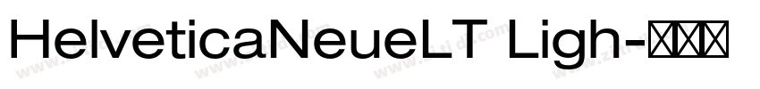 HelveticaNeueLT Ligh字体转换